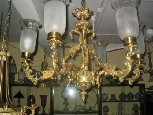 Polished Brass Chandeliers, Brand Name : AB