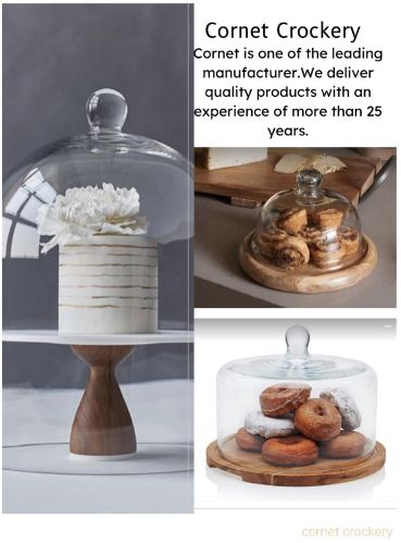 Polished Wooden Hope Cake Stand, Color : Brown