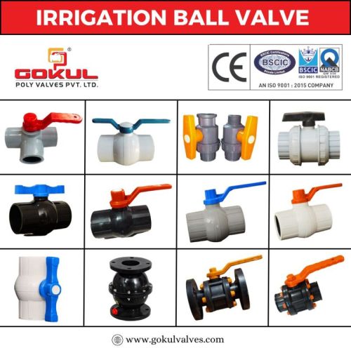 Gokul Carbon Steeel Agricultural Ball Valve for Water Fitting