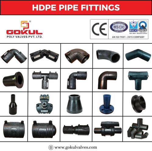 HDPE Gokul PE Electrofusion Fittings Elbow, Color : Black, Black
