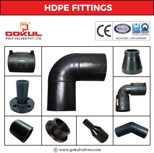 Gokul HDPE Elbow Fittings, Color : Black