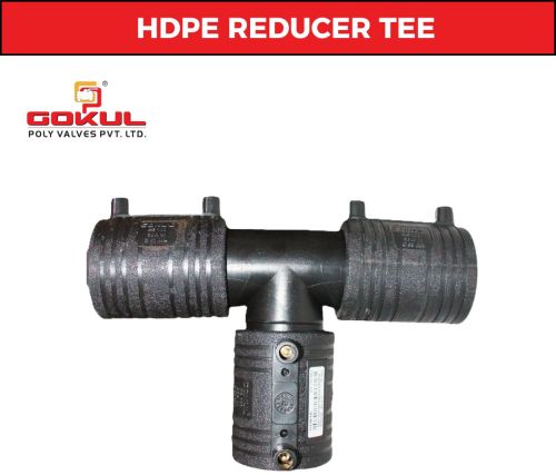 Gokul HDPE Electrofusion Reducing Tee, Color : Black 20-315mm