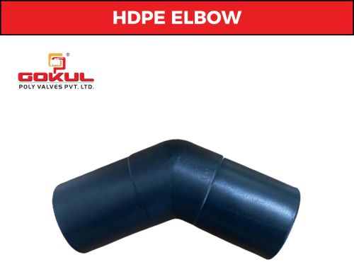 Gokul Buttweld HDPE Spigot Elbow 45 Degree 20-315MM, Quality : 50