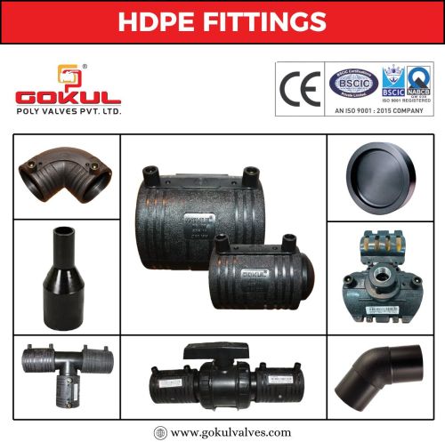 Gokul HDPE PE End Cap, Color : Black 20-315MM