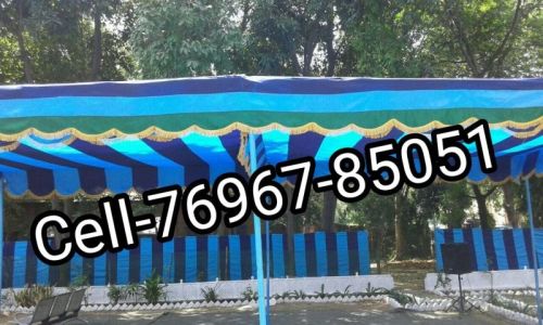 Plain Cotton Army Kanat Tent, Technics : Embroidery Work