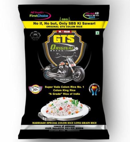 30 Kg Gts Wada Kolam Rice, Packaging Type : Bag, Outter Bag