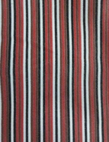 Printed 200 GSM Striped Polyester Knitted Fabric, Width : 58 Inches