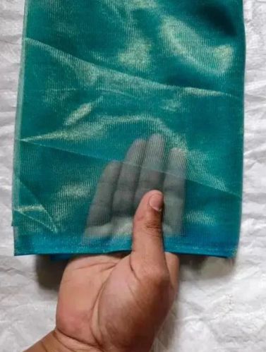 Unstitched Ladies Party Wear Twill Net Saree, Color : Multicolor