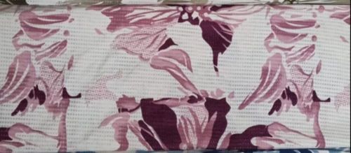 Multicolor Printed Polyester Knitted Fabric, Width : 58 Inches