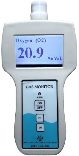 Portable Oxygen Gas Detector Model Ats 101M