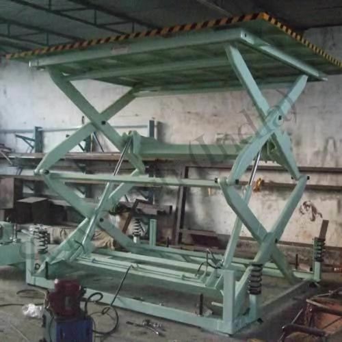 Steel Double Scissor Lift, Color : Multicolor