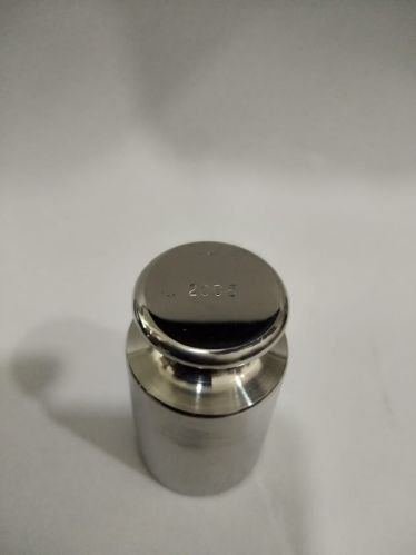 200 Gm Stainless Steel Weight with F1 Class Nabl Certificate