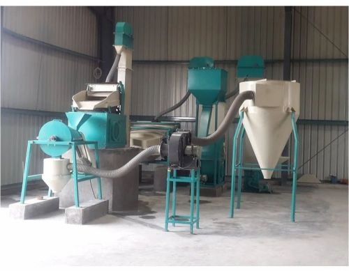 Ang Mild Steel 10 Ton/HR Capacity Grain Processing Machines
