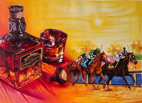 Adroit Art Fine Oil Canvas Painting, Color : Multicolours Abstract