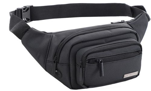 Plain Polyester Waist Bag One Size Fits Most for Outdoor Activities