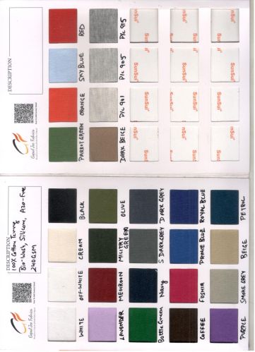 Terry Cotton Fabric for Textile