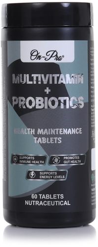 Multivitamin AND Probiotics Tablet, Packaging Size : 60 Count