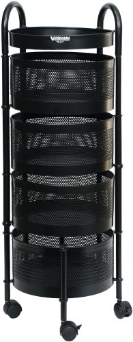 Utility Cart - 4- Tier Round, For Moving Goods