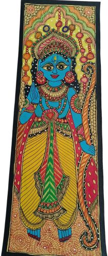 Handmade Sheet Lord Shree RAM Mithila Painting