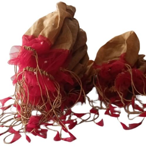 Nutan Creations Jute Fabric And Net Use Potli, Gender : Female