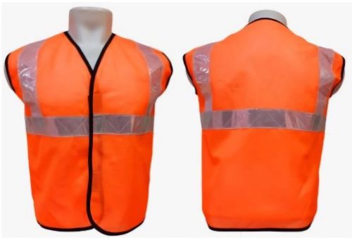 Karam Polyester Plain Construction Safety Jacket Xl