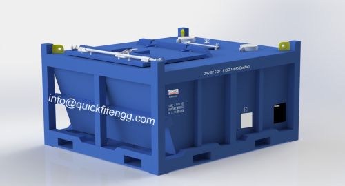 Carbon Steel Offshore Drill Mud Cutting Skip 10T