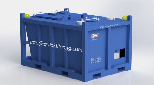 Marine Protective Coating Offshore Drill Mud Cutting Skip 7.5T