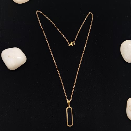 Stainless Steel Religious Bar Men Pendant 25 Cm