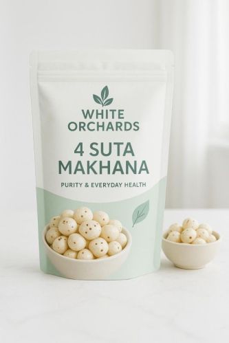 4 Suta Phool Makhana, Brand Name : White Orchards