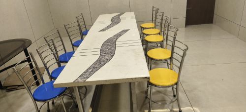 Dining Table, Fabric Material : Rexine For Restaurant, Hotel, Home