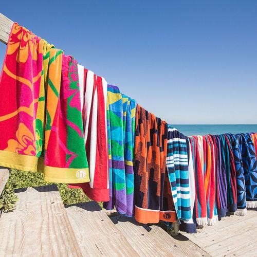 Printed Cotton Beach Towels Standard, Technics : Machine Made