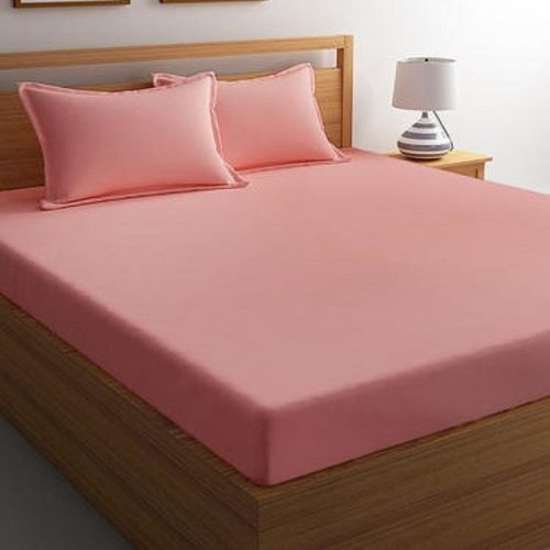 Cotton Plain Bed Sheets Standard, Technics : Machine Made