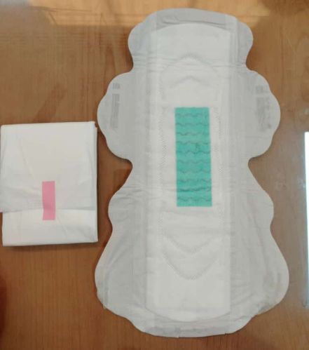 Absorbent Core Anion Strips Sanitary Napkin, Color : White Regular