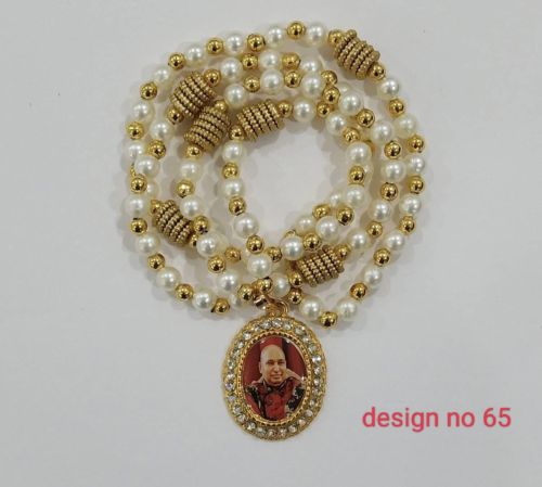 Guruji Blessings Mala with Pendant, Color : Golden