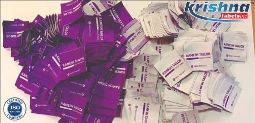 Woven Cloth Clothing Label, Label Shape : Rectangular