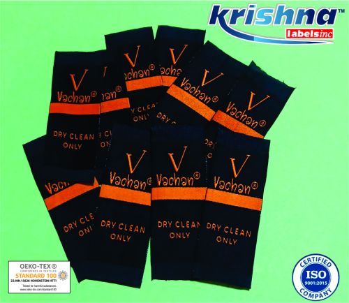 Cotton garment labels, Packaging Type : Packet