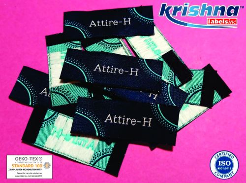 Top Uniform Label, Color : Black Light Yellow, Skyblue