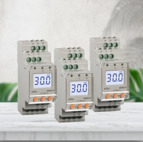 Plastic Selec 900ELR-2-230V-CE Digital Earth Leakage Relay 35mm