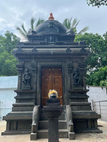 Black Stone Mandapam Temple