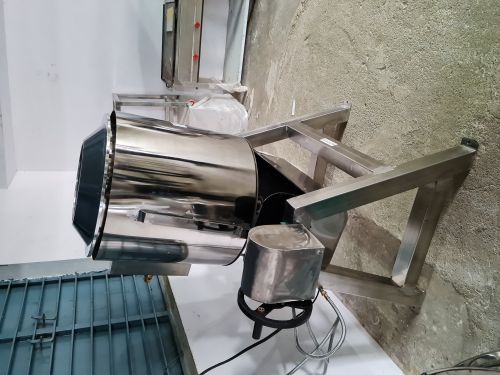 Commercial Masala Roasting Machine with 1HP Motor & Worm Gear