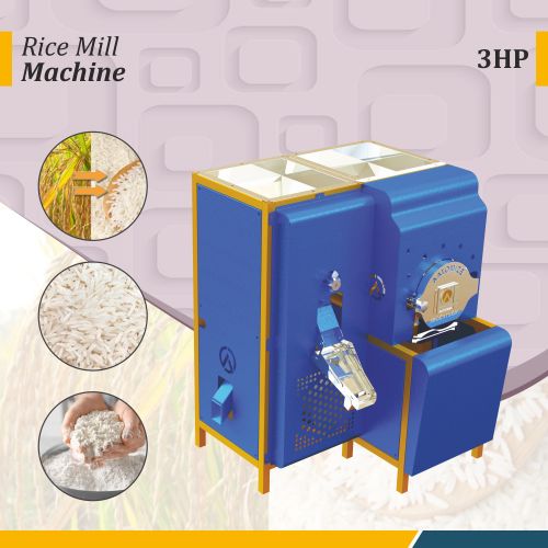 Mini Rice Processing Unit with 3HP Motor
