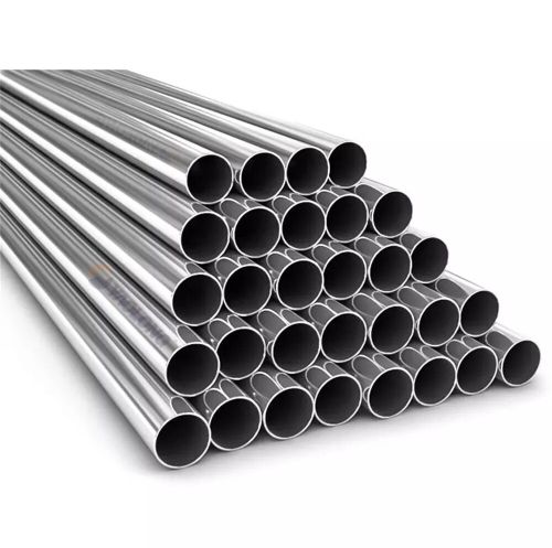 Annealed Stainless Steel Round Pipe, Packaging Type : Silver
