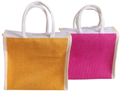 Plain Jute Bag Standard, Handle Type : Loop Handle