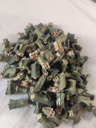 Organic Dehydrated Okra, Color : Green for Cooking, Restaurant, Food