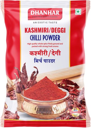 Organic Kashmiri Chilli Powder, Color : Dark Red