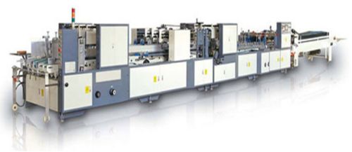Chinese Electric Fully Automatic Carton Folder Gluer, Voltage : 220V