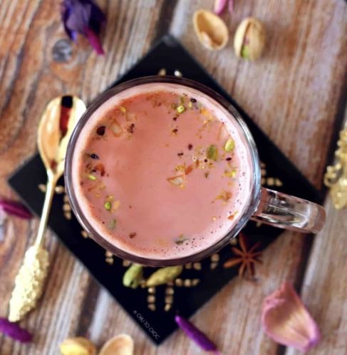 Kashmiri Sheer Chai (Gulabi/pink Tea)