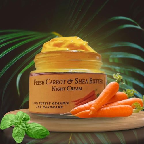 Carrot Vit C Face Cream for Morning Night.
