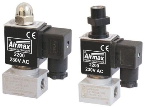 Aluminium Press. Die Cast 3/2 Way Direct Acting Solenoid Valve