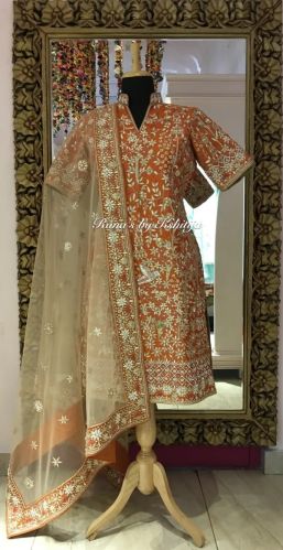 Rich Embroidered Handmade Salwar Suit